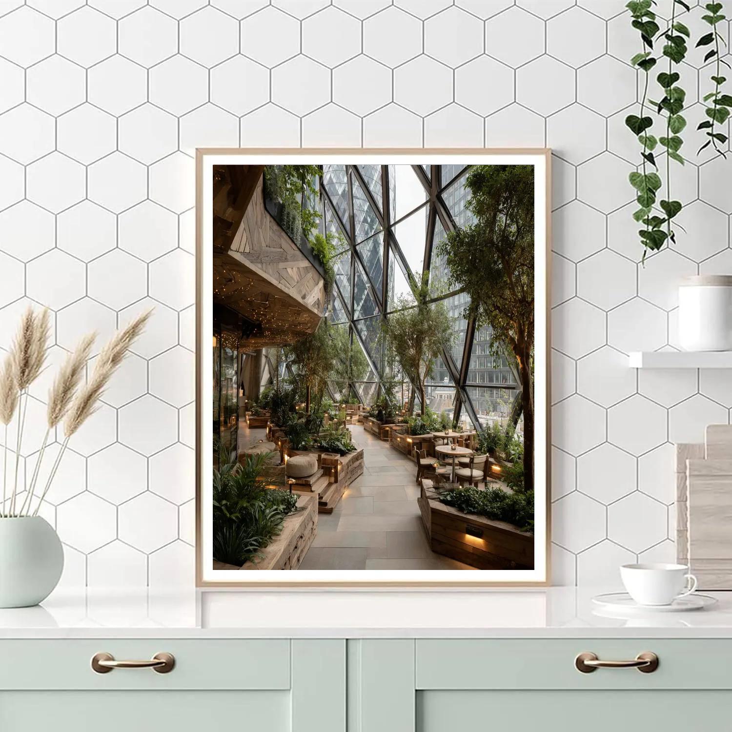 Sky Garden Rooftop View London United Kingdom paint by number