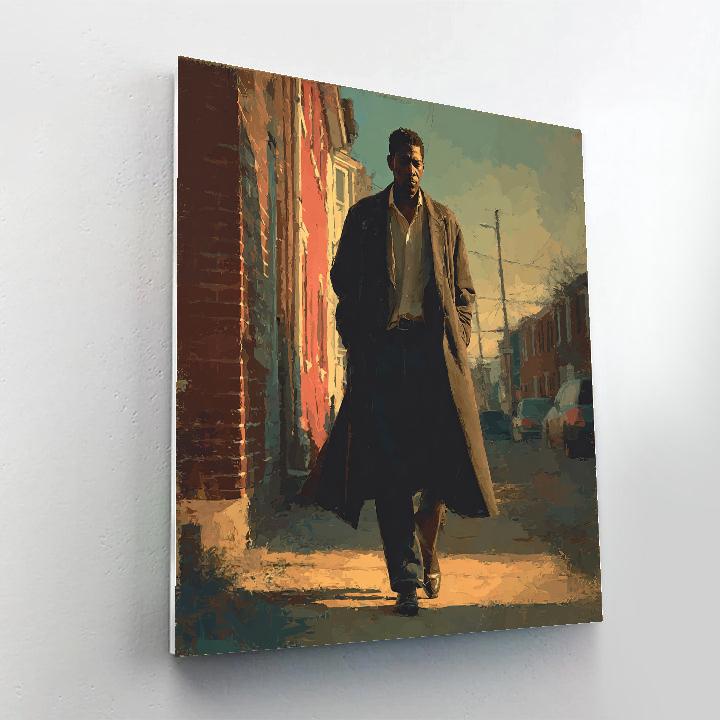 Denzel Washington: Stride Of Quiet Authority Numbered painting kits