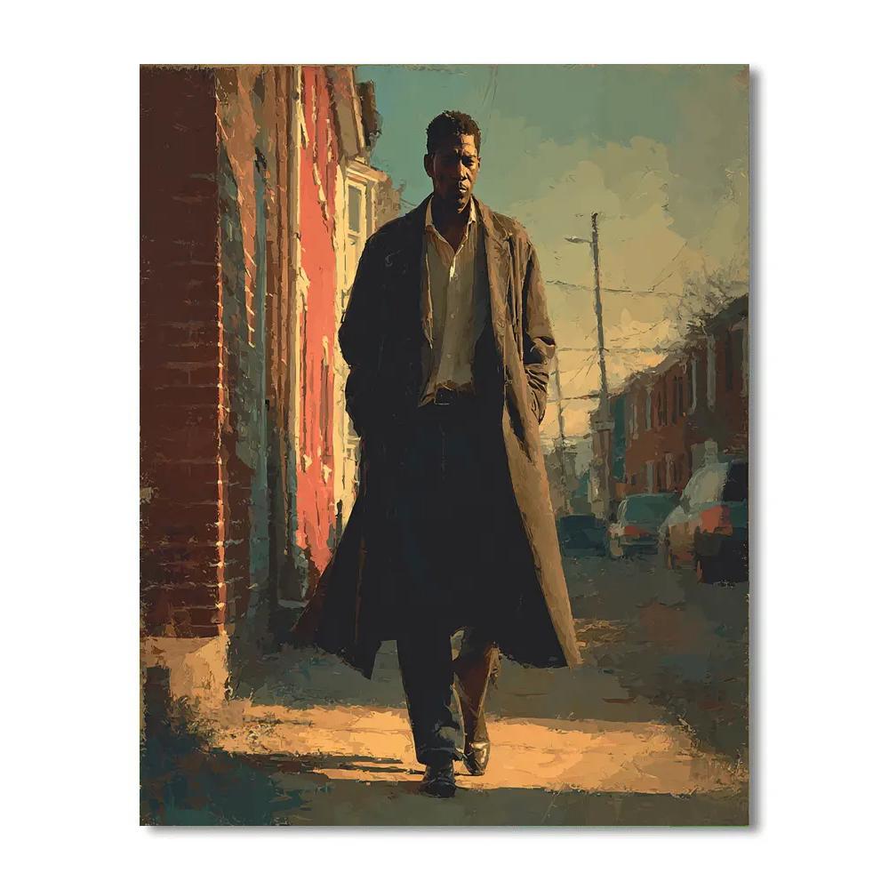 Denzel Washington: Stride Of Quiet Authority Numbered painting kits