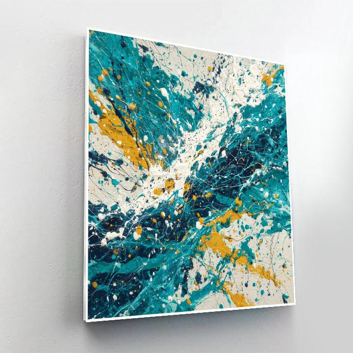 Jackson Pollock Inspired River Flow Paint by numbers kits