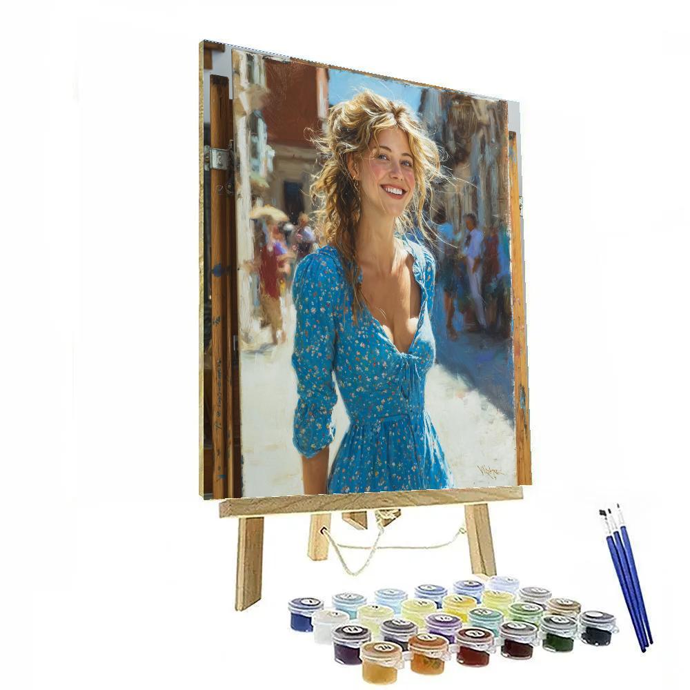 Julia Roberts: Sunlit Boulevard Smile Paint by numbers kits