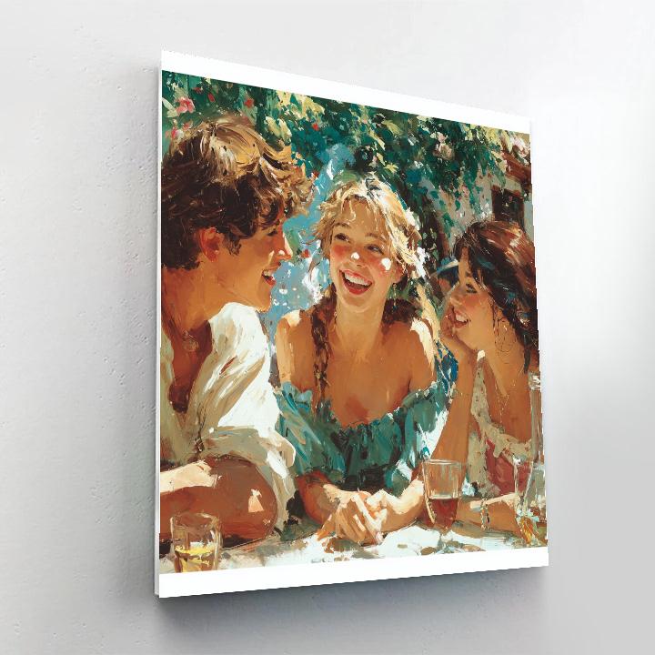 Renoir Inspired Summer Garden Party Paint by numbers kits
