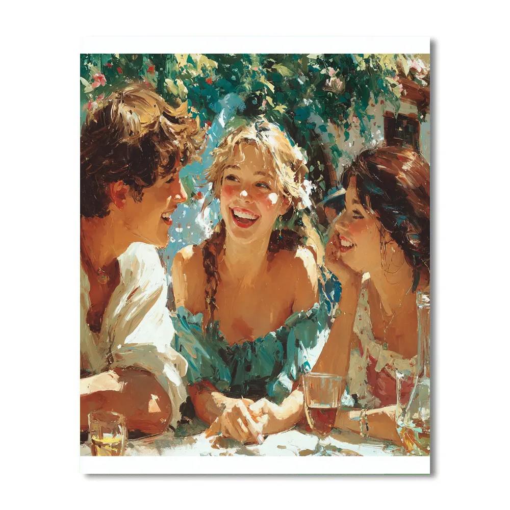 Renoir Inspired Summer Garden Party Paint by numbers kits