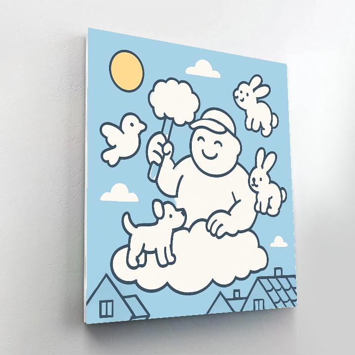 The Curious Cloudsmith DIY paint by numbers