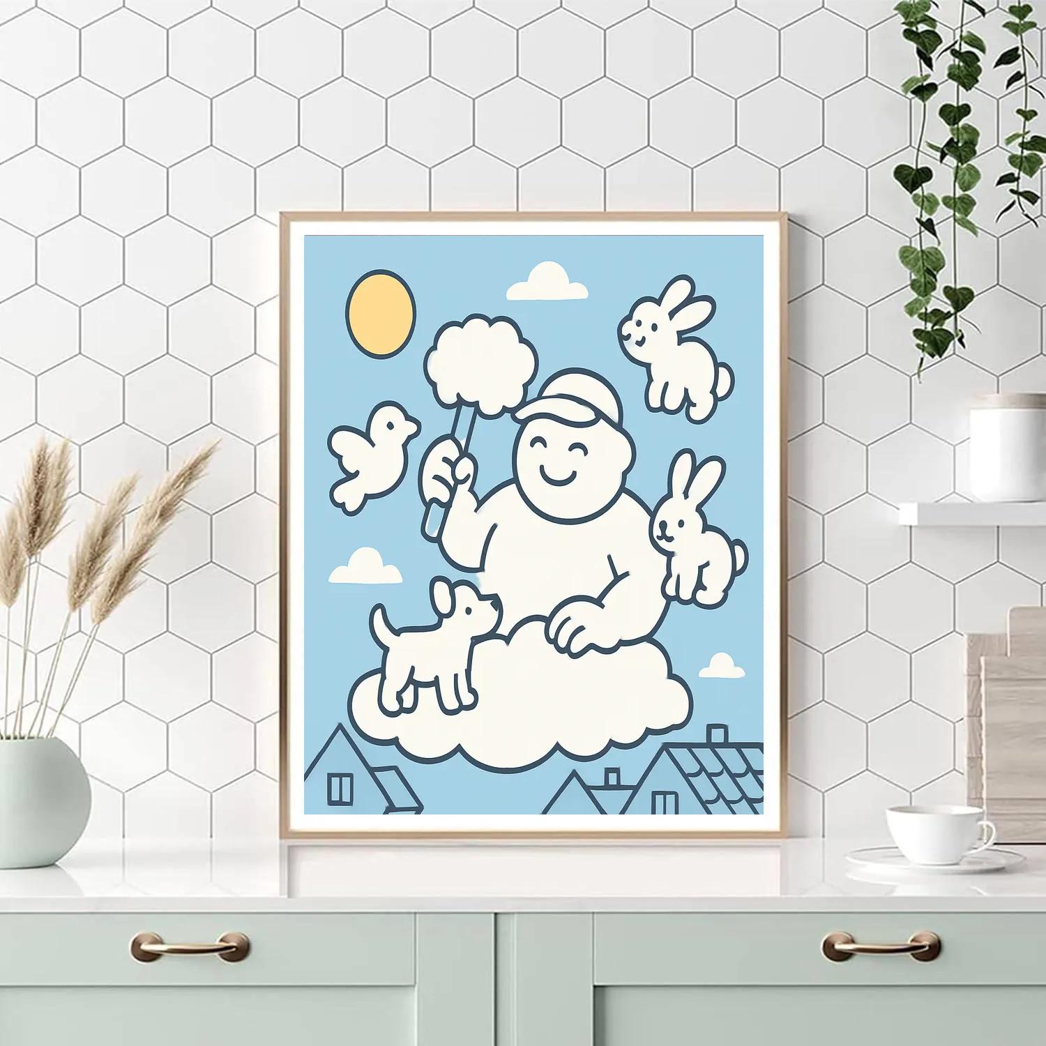 The Curious Cloudsmith DIY paint by numbers