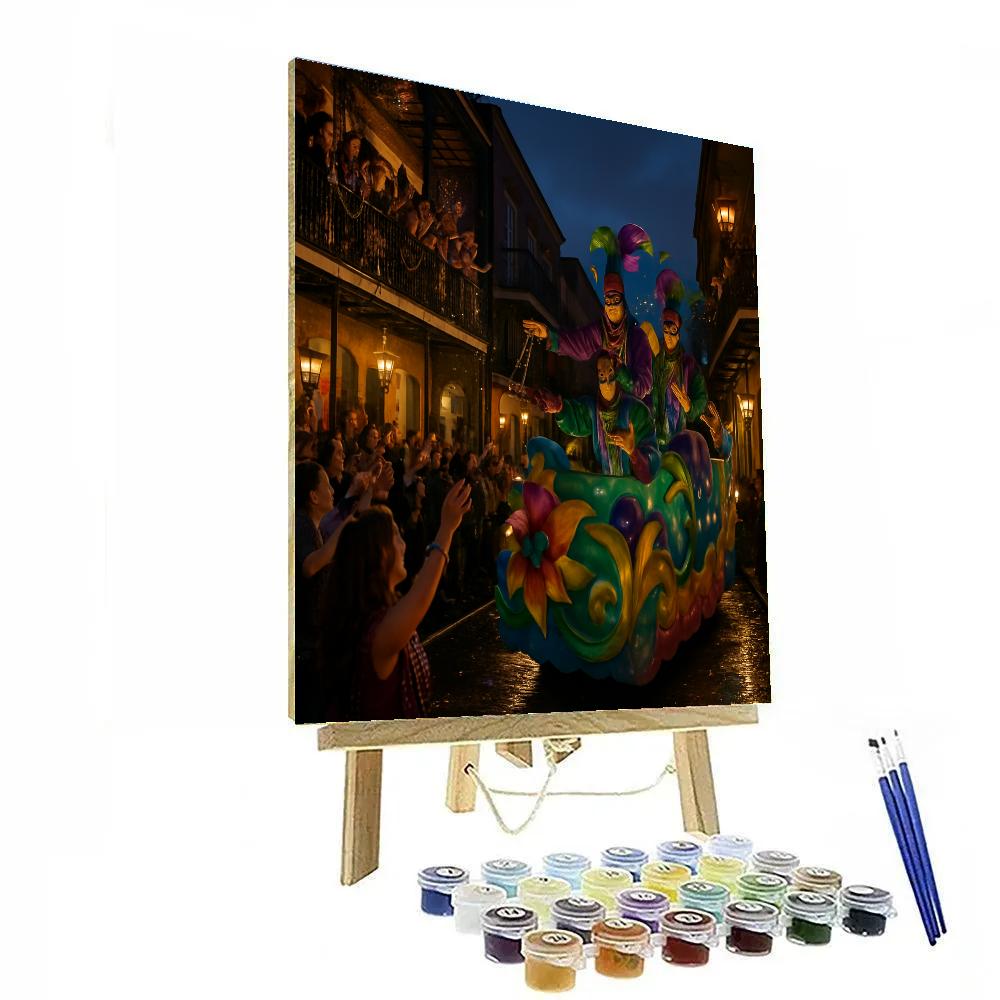 Mardi Gras Street Krewe paint by color