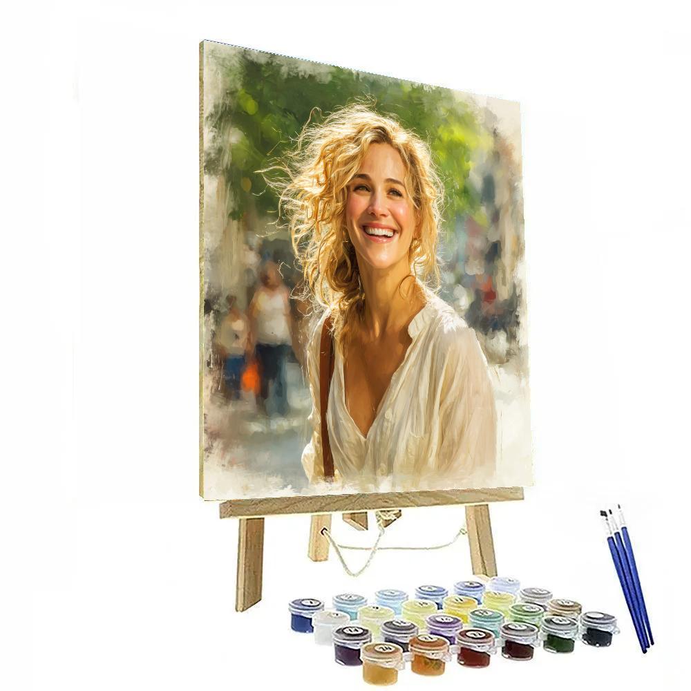 Julia Roberts Smile Of The Silver Screen Painting by numbers kit