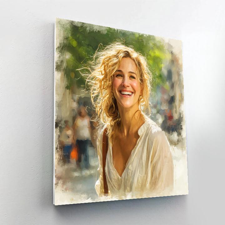 Julia Roberts Smile Of The Silver Screen Painting by numbers kit