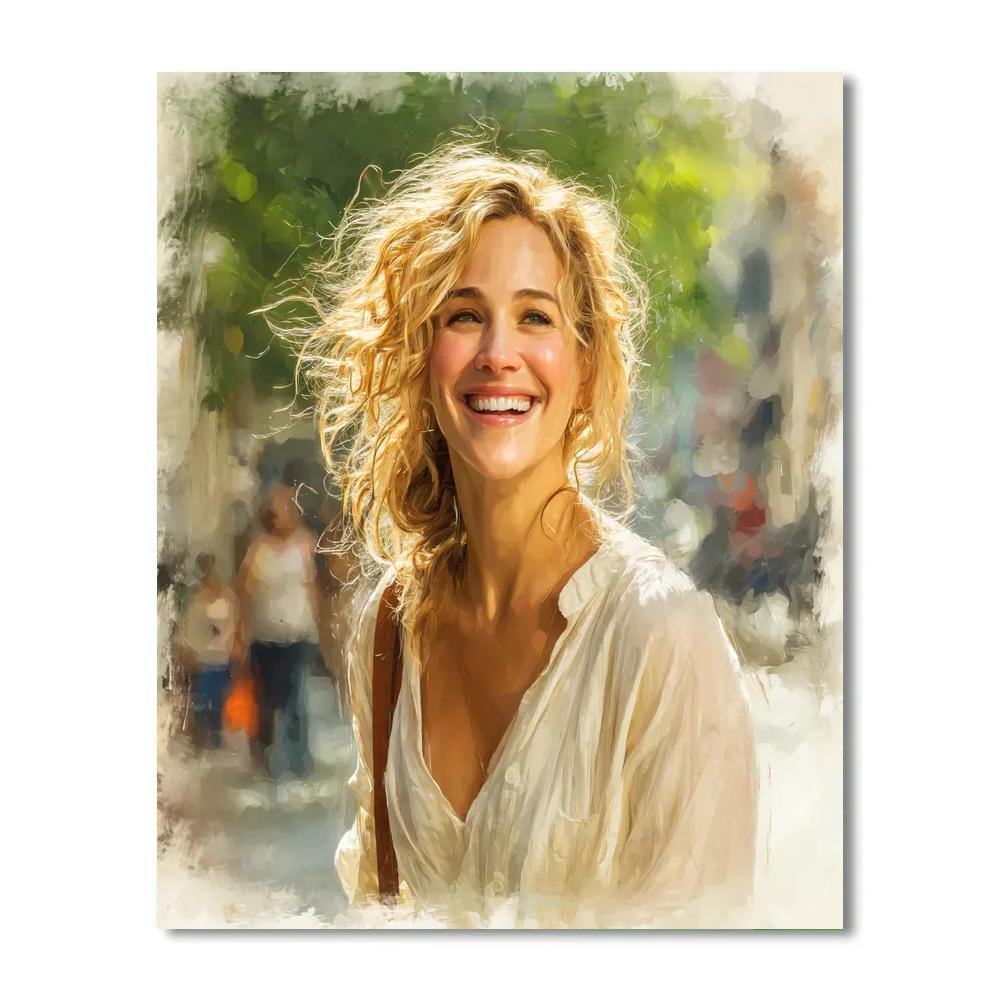 Julia Roberts Smile Of The Silver Screen Painting by numbers kit