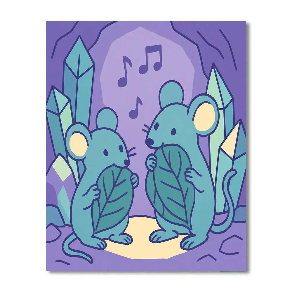 Crystal Cave Composers Number painting