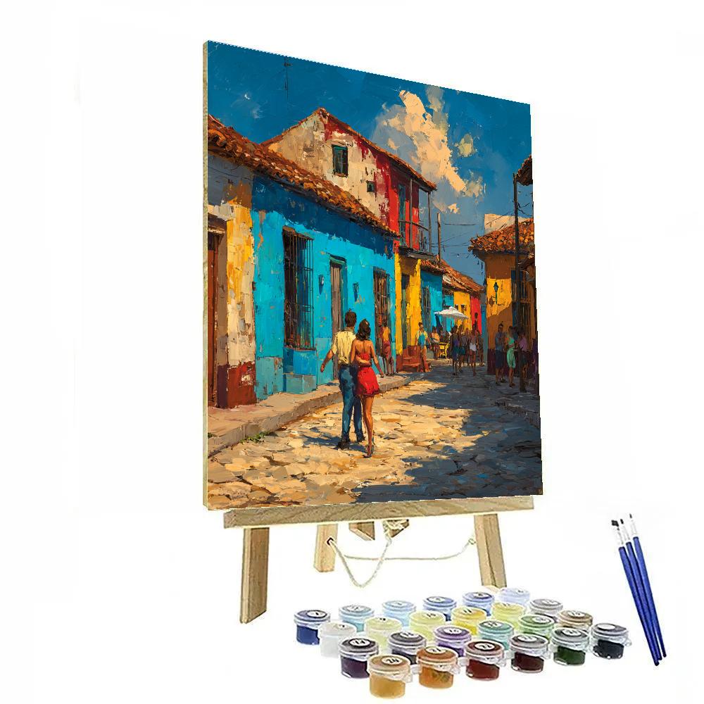 La Boca Colorful Streets Buenos Aires Argentina Number painting