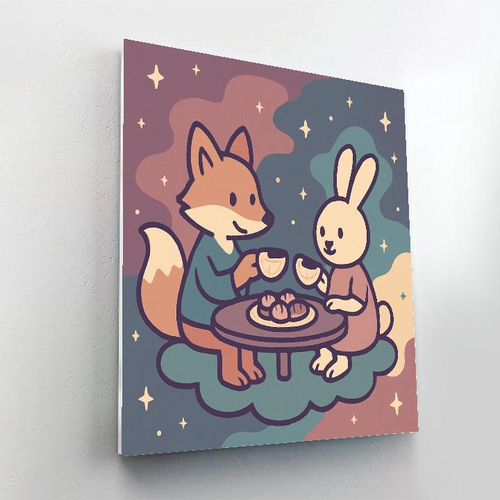 Nebula Tea Party paint by number