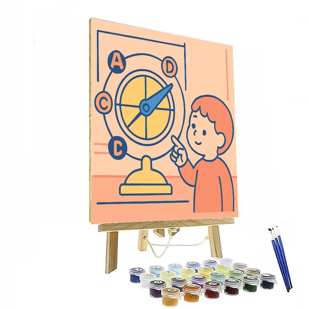 Alphabet Astrolabe Paint by numbers kits