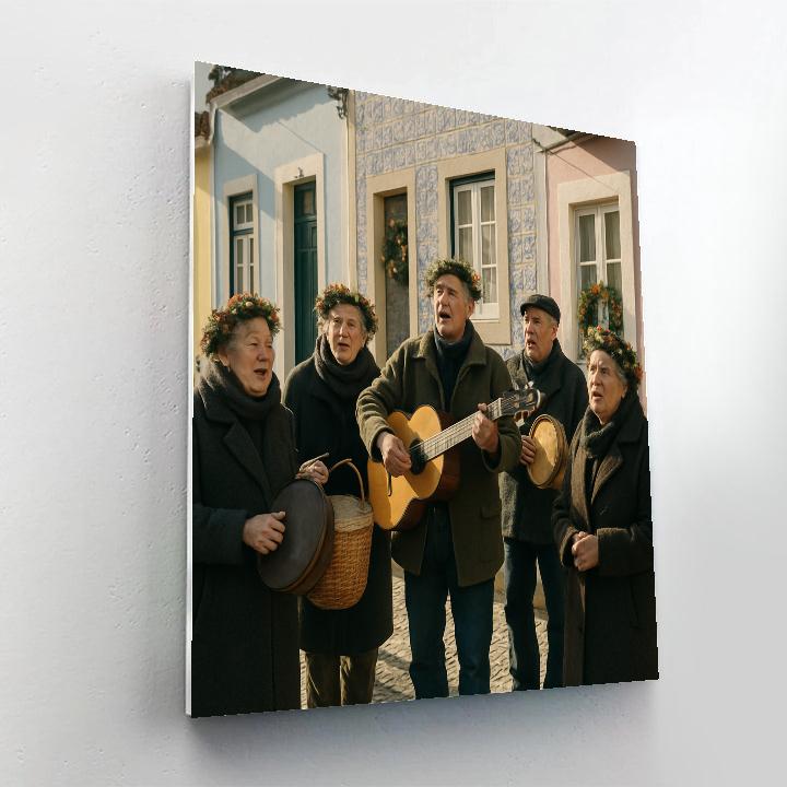 Janeiras Portuguese Street Carol paint by number