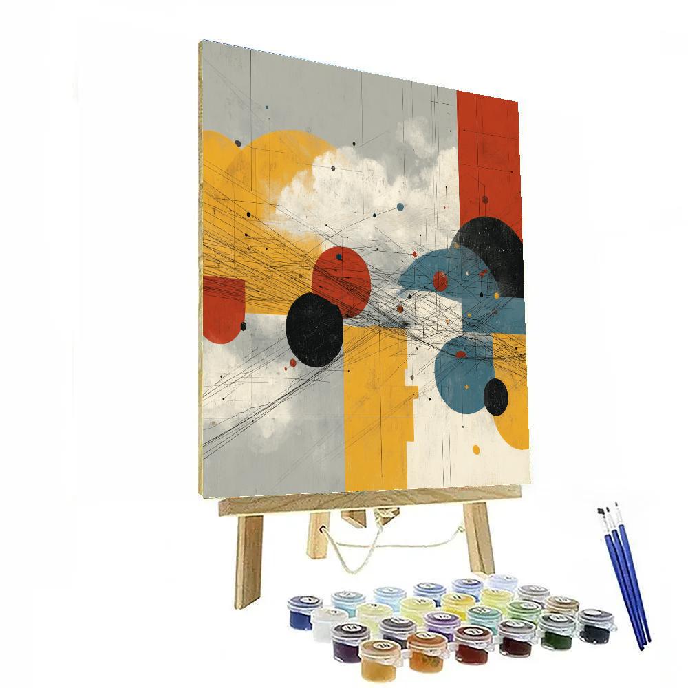 Wassily Kandinsky Inspired Flight Patterns Painting by numbers kit