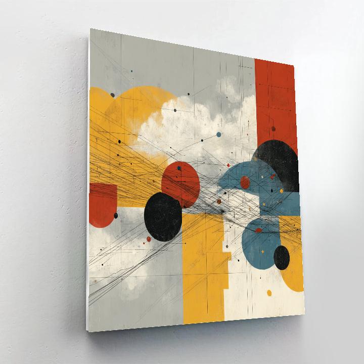 Wassily Kandinsky Inspired Flight Patterns Painting by numbers kit