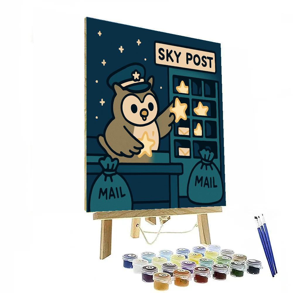 Polaris Post Office Paint by numbers art