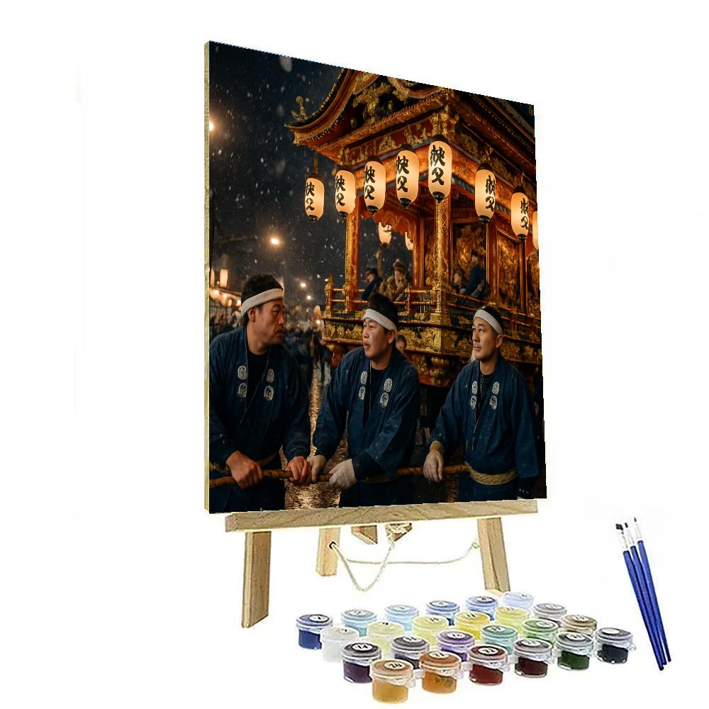 Chichibu Night Festival Floats Number painting