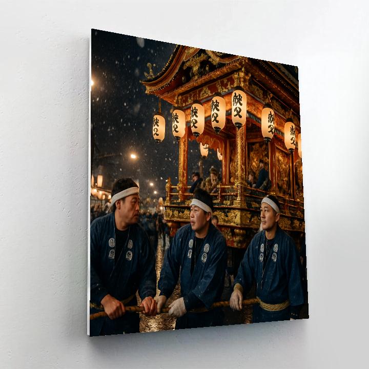 Chichibu Night Festival Floats Number painting
