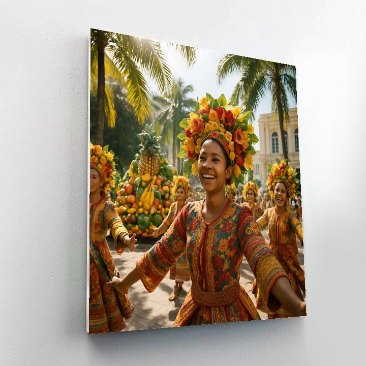 Kadayawan Davao Floral Parade Paint by numbers art