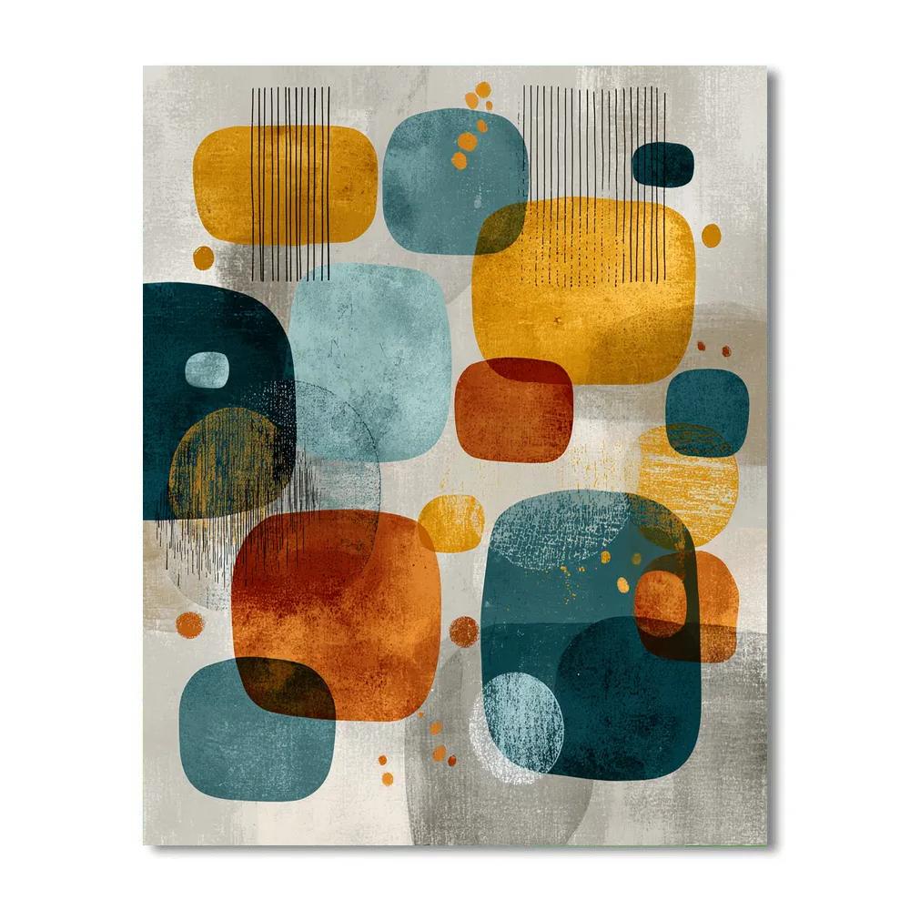 Paul Klee Inspired Dream Map Paint by numbers art