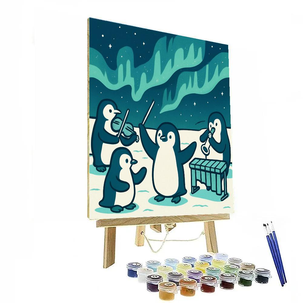 Antarctic Aurora Orchestra DIY paint by numbers