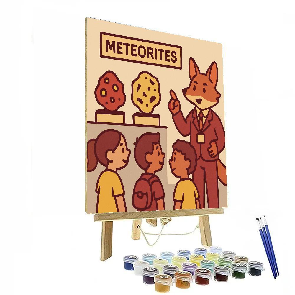The Little Meteor Museum paint by number