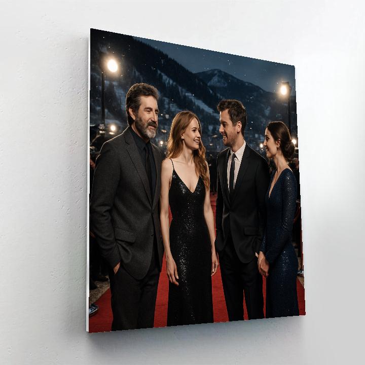 Sundance Film Festival Red Carpet paint by numbers