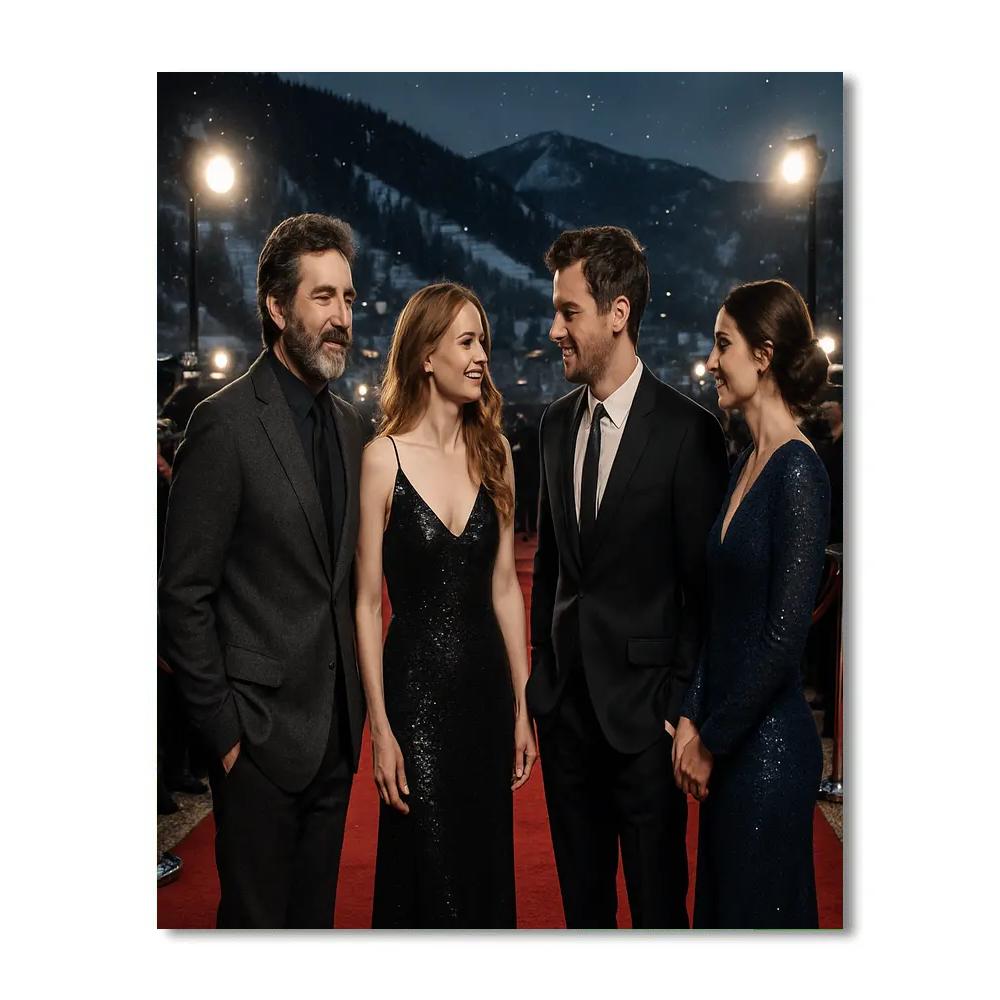 Sundance Film Festival Red Carpet paint by numbers