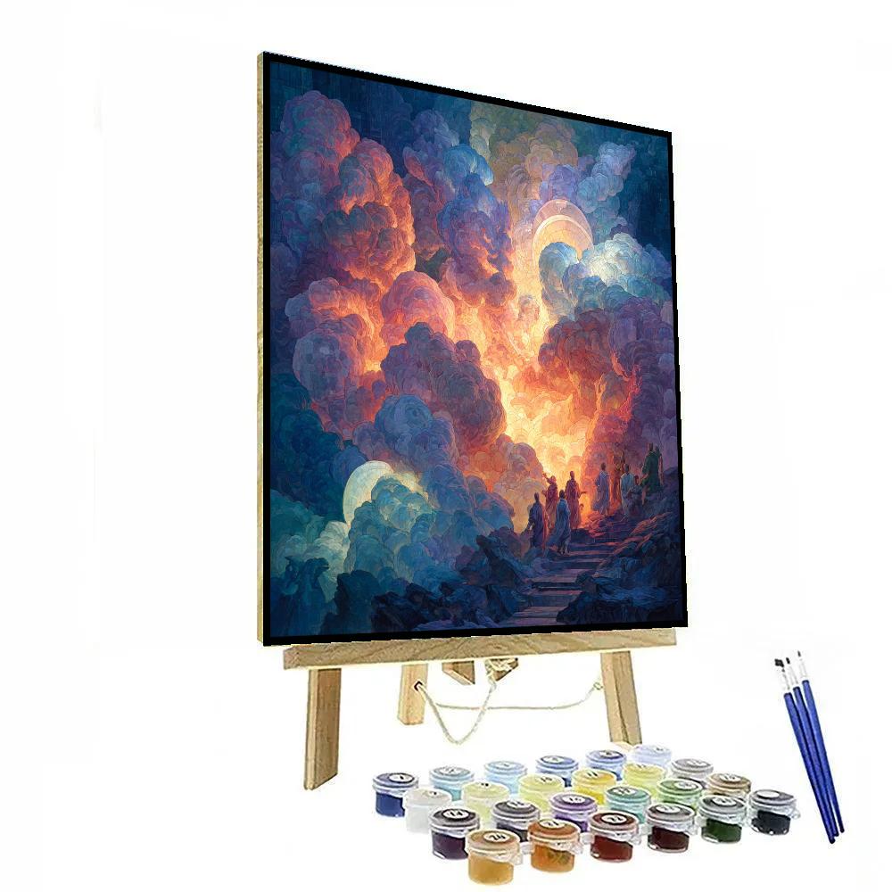 William Blake Inspired Cosmic Vision Painting by numbers kit