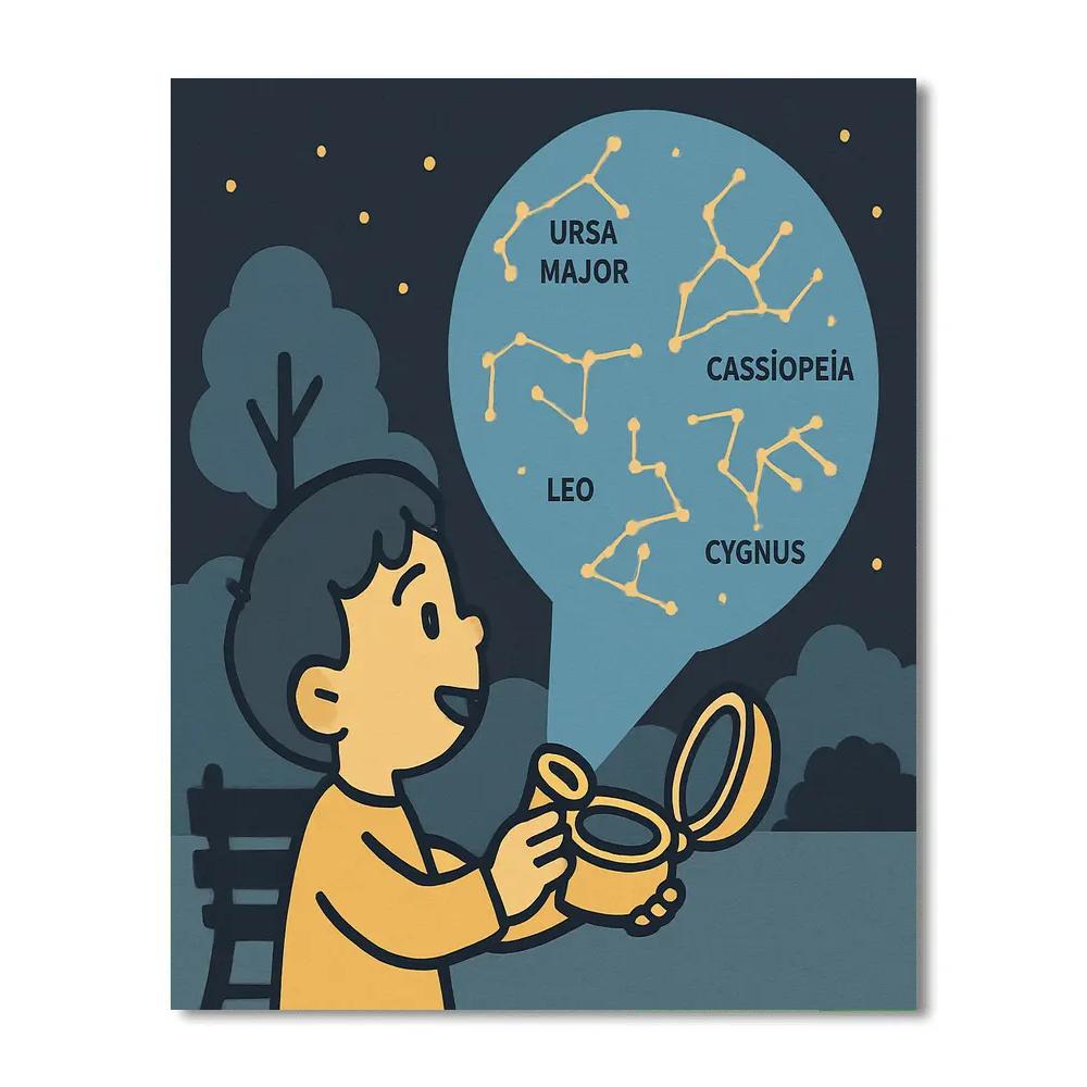 Pocket Observatory paint by number