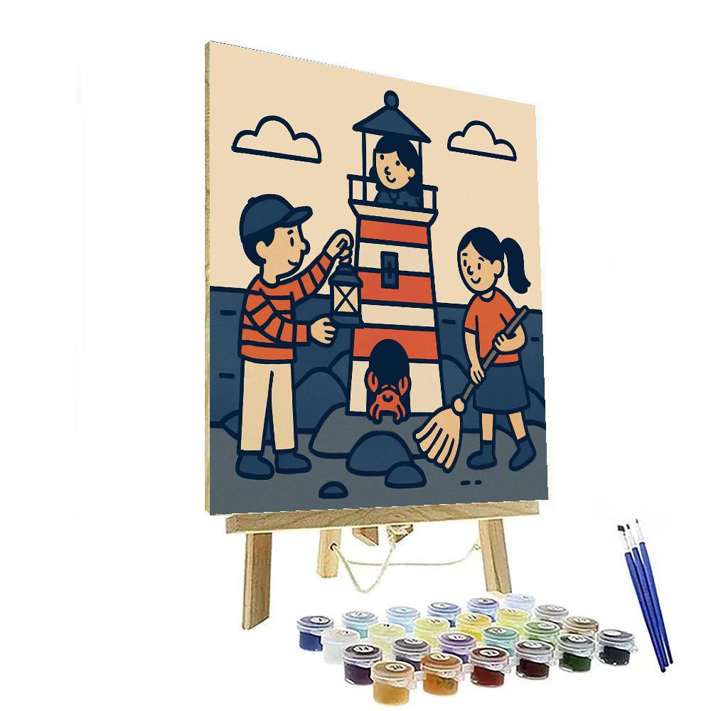 Little Lighthouse Keepers Paint by numbers kits