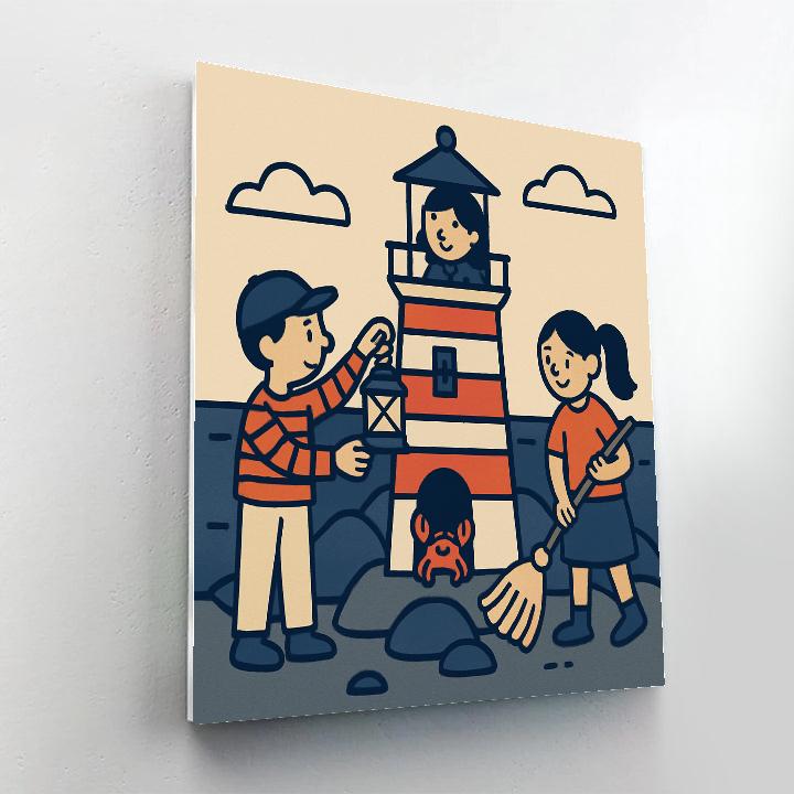 Little Lighthouse Keepers Paint by numbers kits