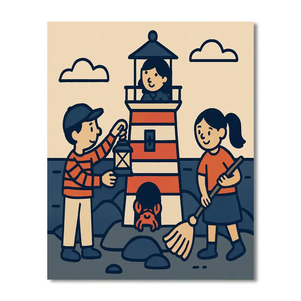 Little Lighthouse Keepers Paint by numbers kits