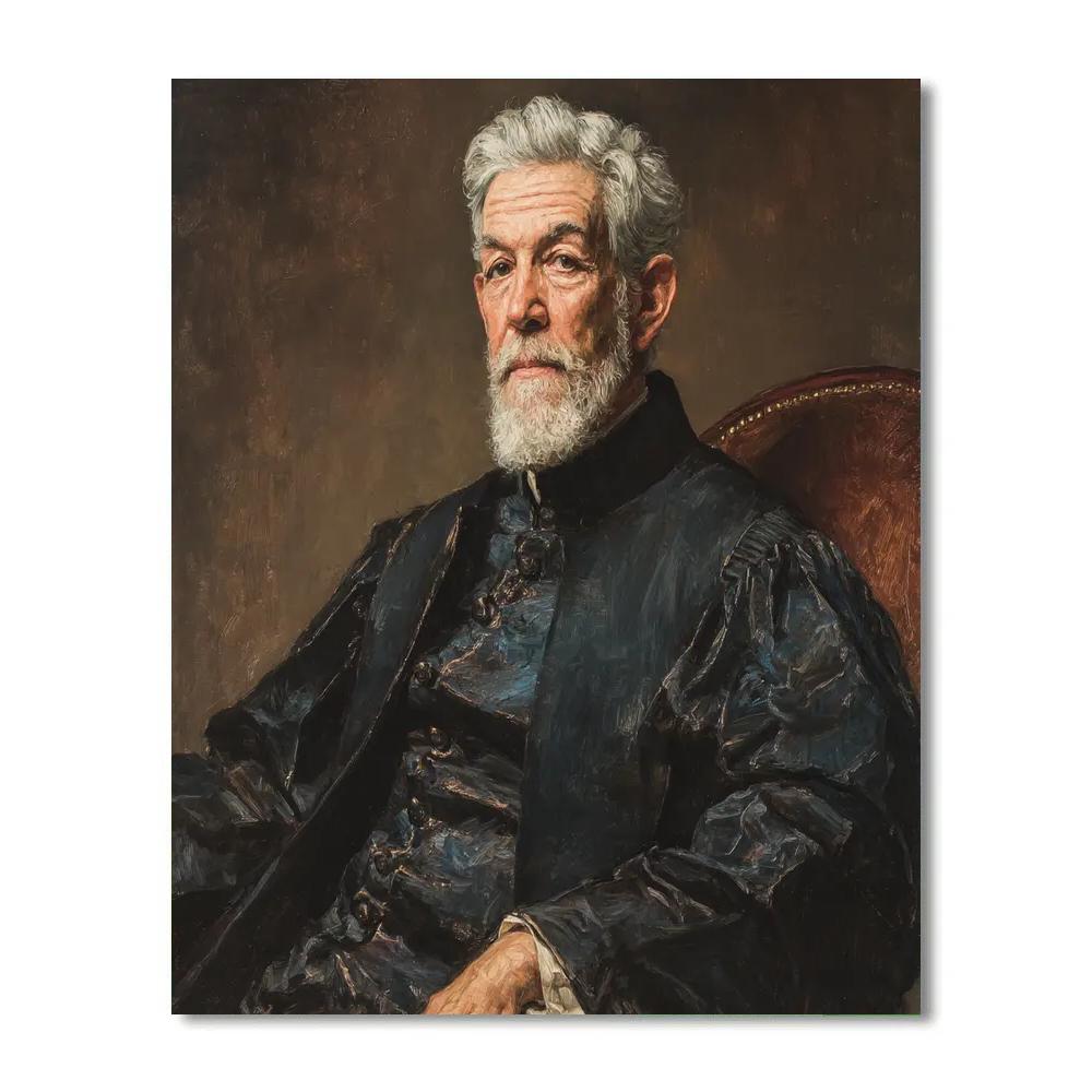 Diego Velázquez Inspired Court Portrait paint by number