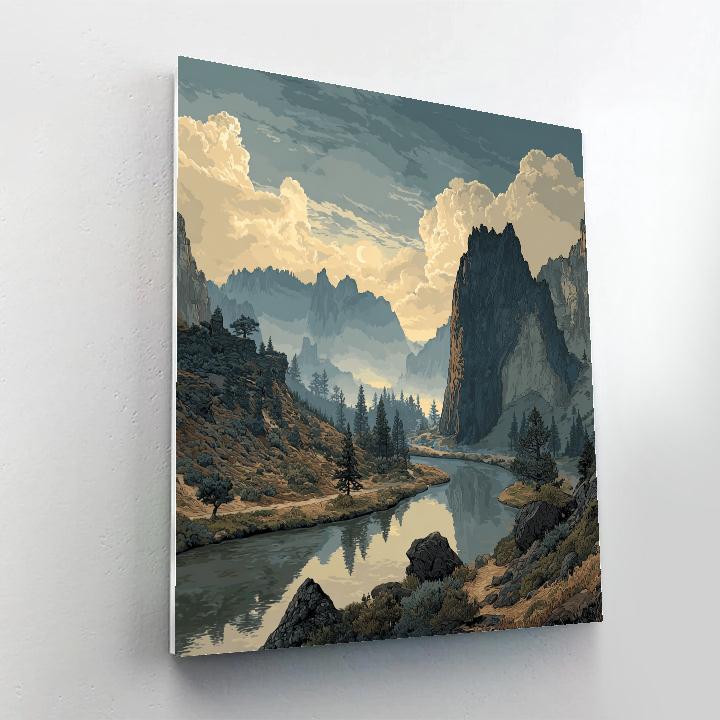 Paul Nash Inspired War Landscape Numbered painting kits