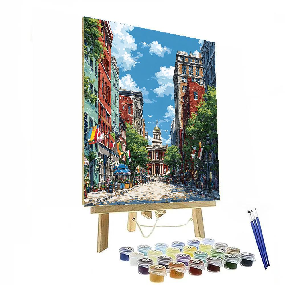 Zocalo Historic Square Mexico City Mexico Paint by numbers kits