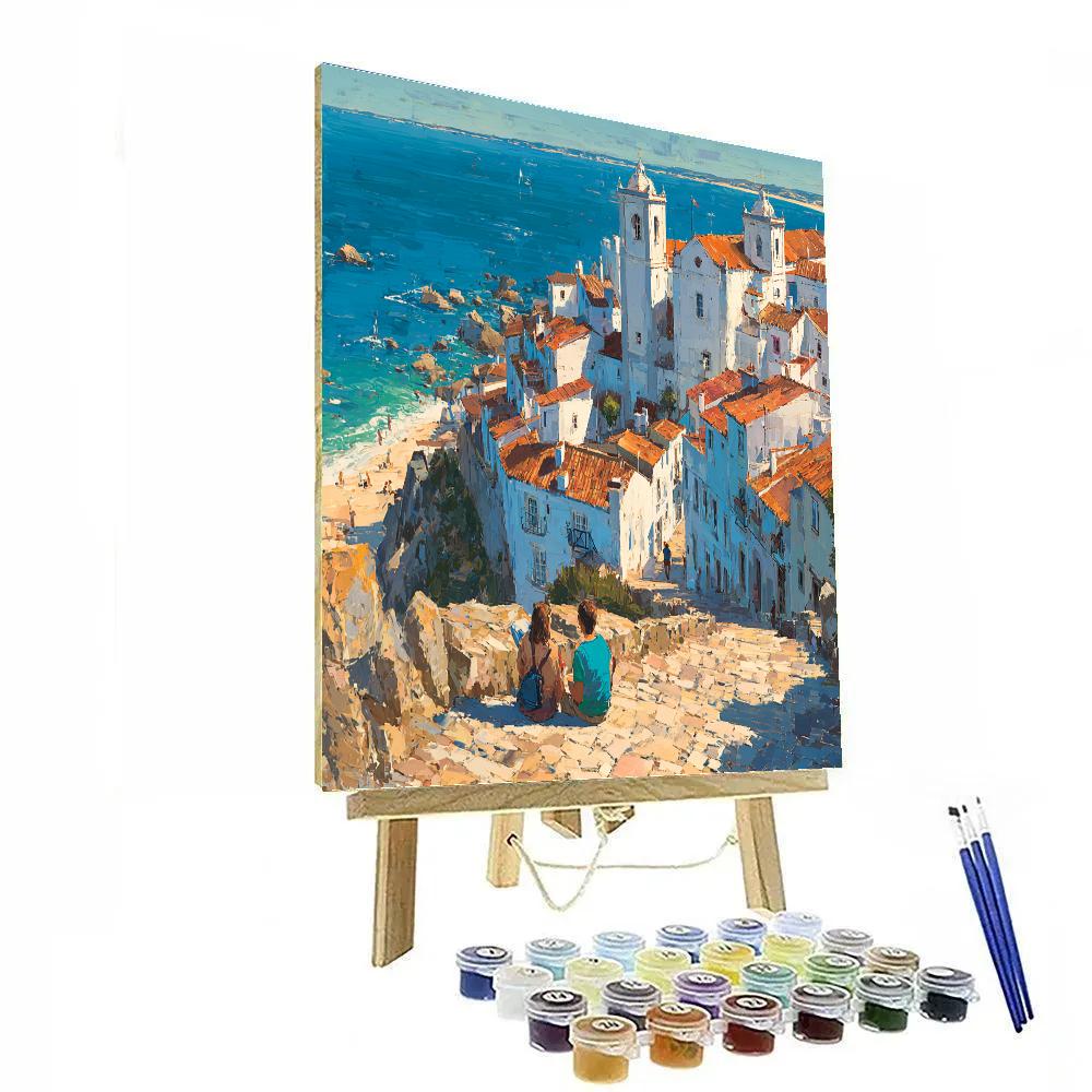 Athens Lycabettus Hill Panoramic Greece paint by number