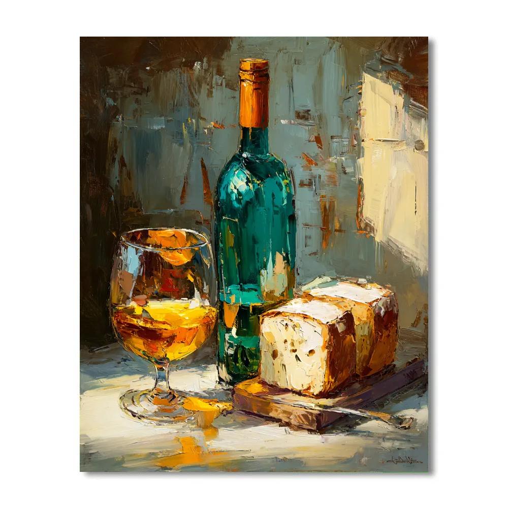 Edouard Manet Inspired Still Life With Wine Paint by numbers kits