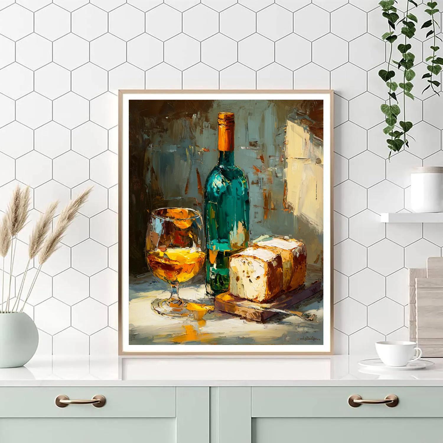 Edouard Manet Inspired Still Life With Wine Paint by numbers kits