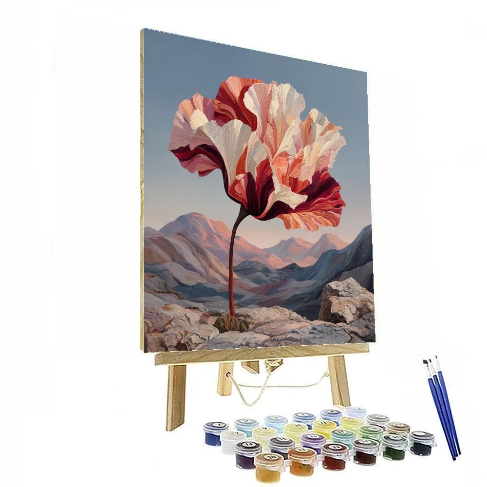 Georgia O Keeffe Inspired Mountain Bloom Painting by numbers kit