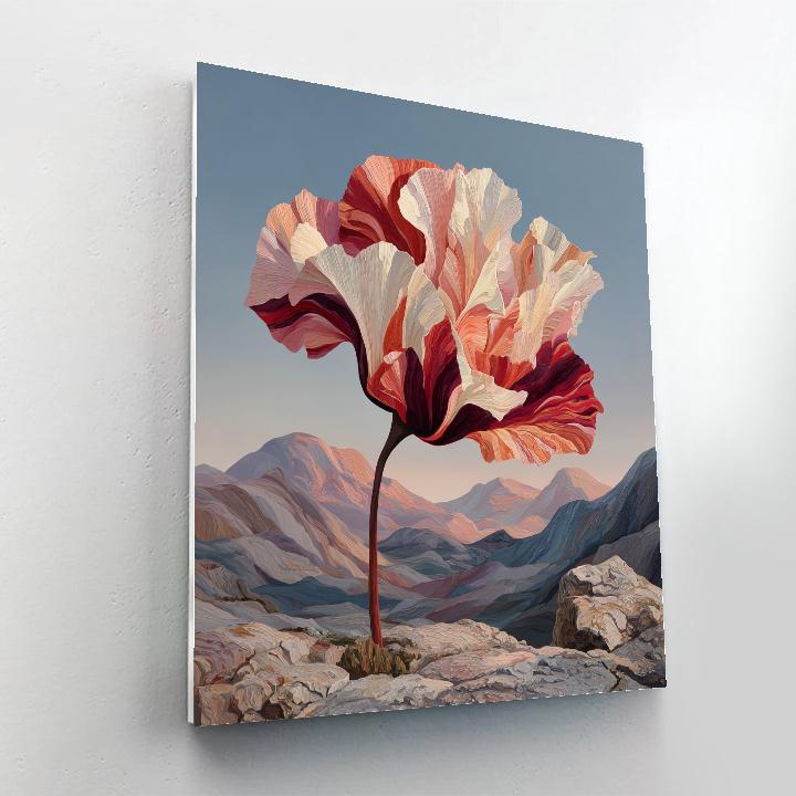 Georgia O Keeffe Inspired Mountain Bloom Painting by numbers kit