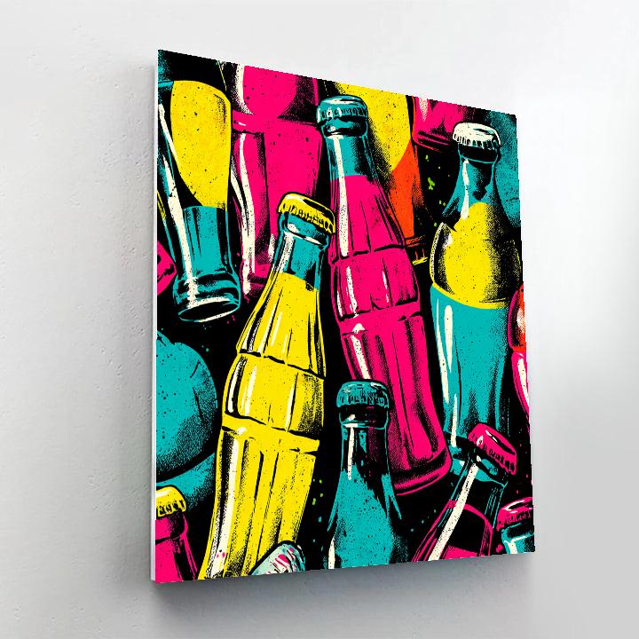Andy Warhol Inspired Retro Soda paint by number