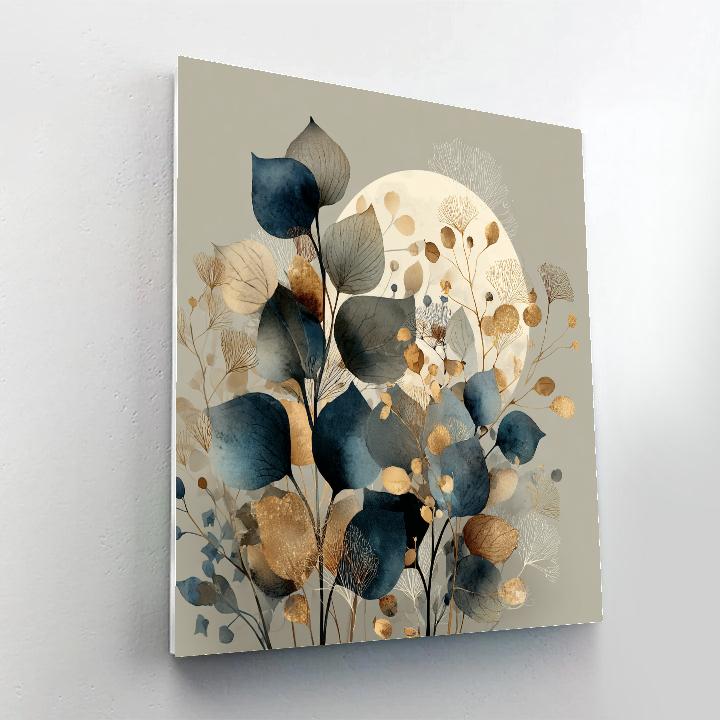 Leonardo Da Vinci Inspired Lunar Botany Painting by numbers kit