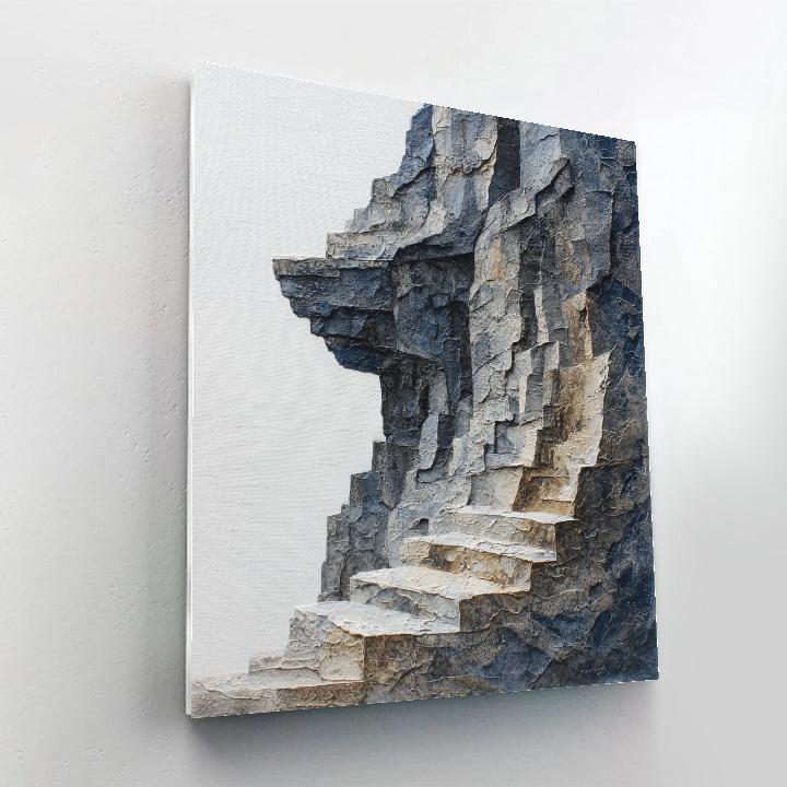 Caravaggio Inspired Mountain Edge Paint by numbers art