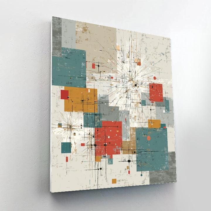 Paul Klee Inspired Star Map DIY paint by numbers