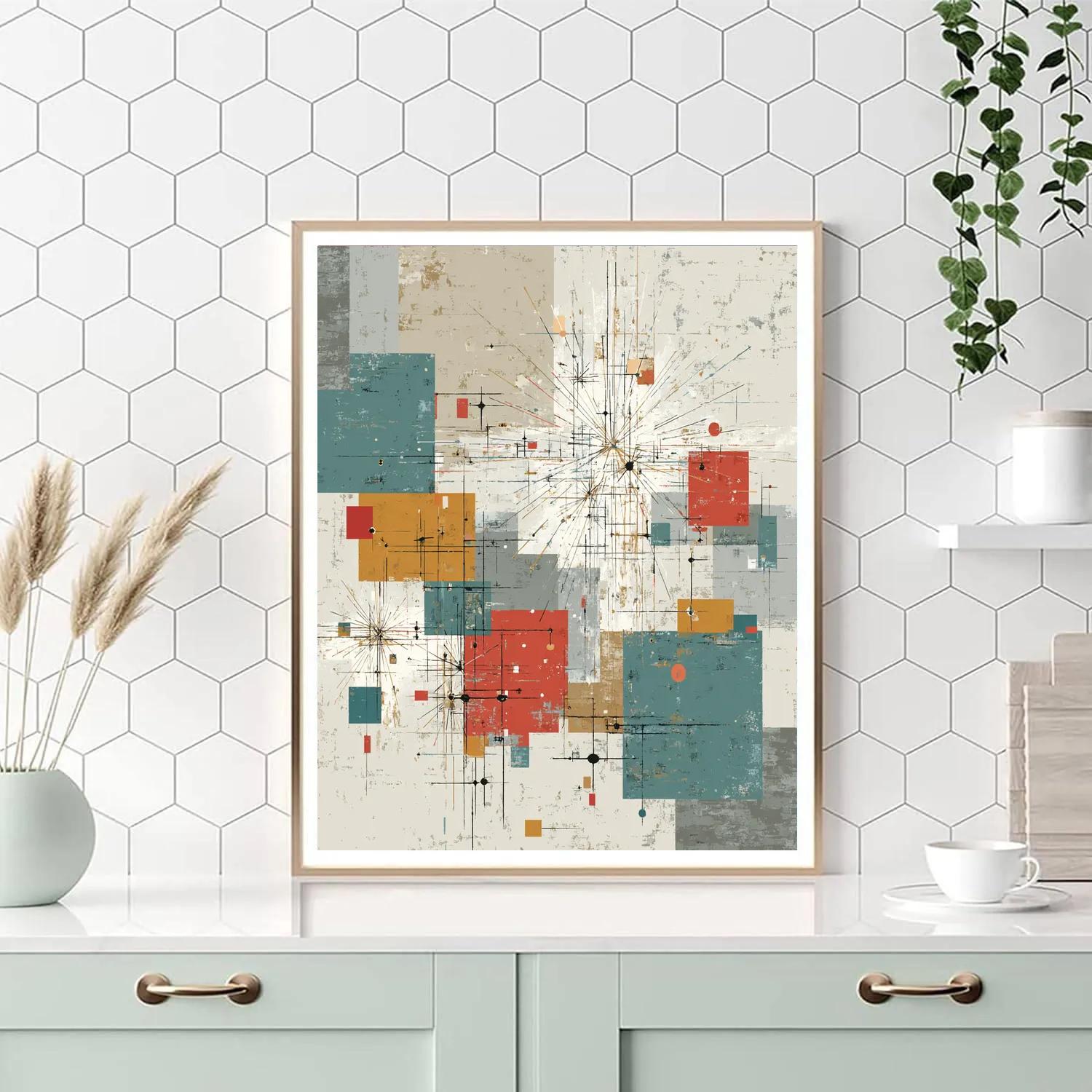 Paul Klee Inspired Star Map DIY paint by numbers