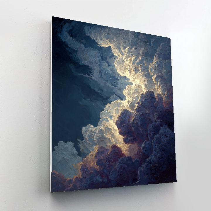 Caravaggio Inspired Nebula Glow Painting by numbers kit