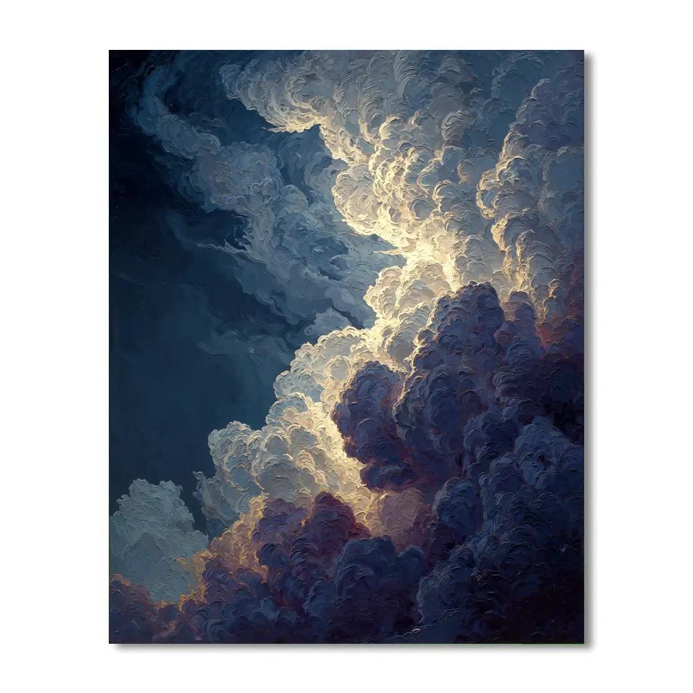 Caravaggio Inspired Nebula Glow Painting by numbers kit