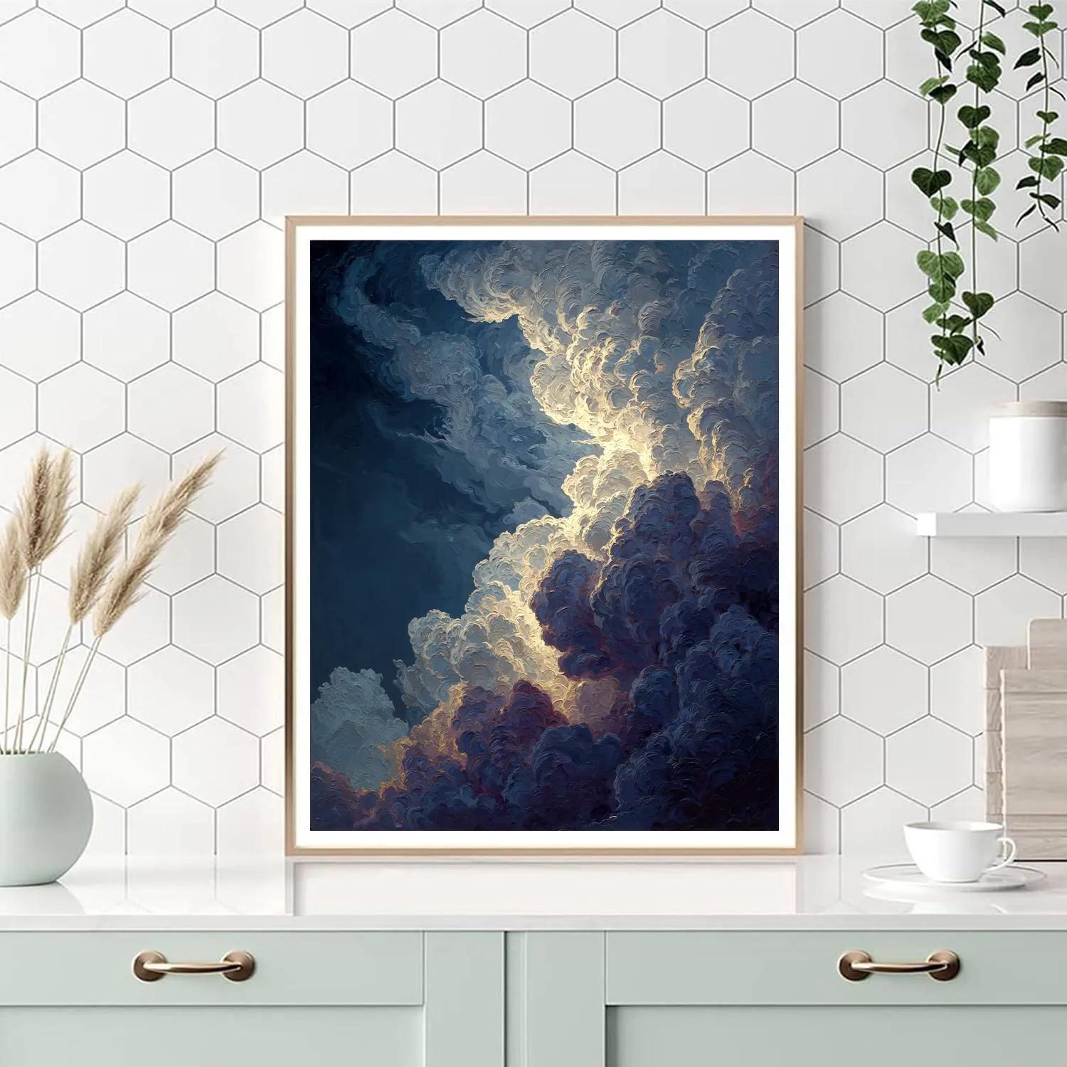 Caravaggio Inspired Nebula Glow Painting by numbers kit